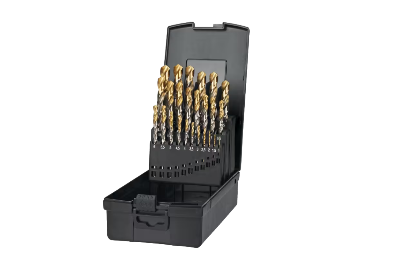 19.136.1300-HSS-set-spiraalboren-TiN-tip-1-13mm 19.136.1300 HSS set spiraalboren TiN-tip 1-13mm - Afbeelding 1