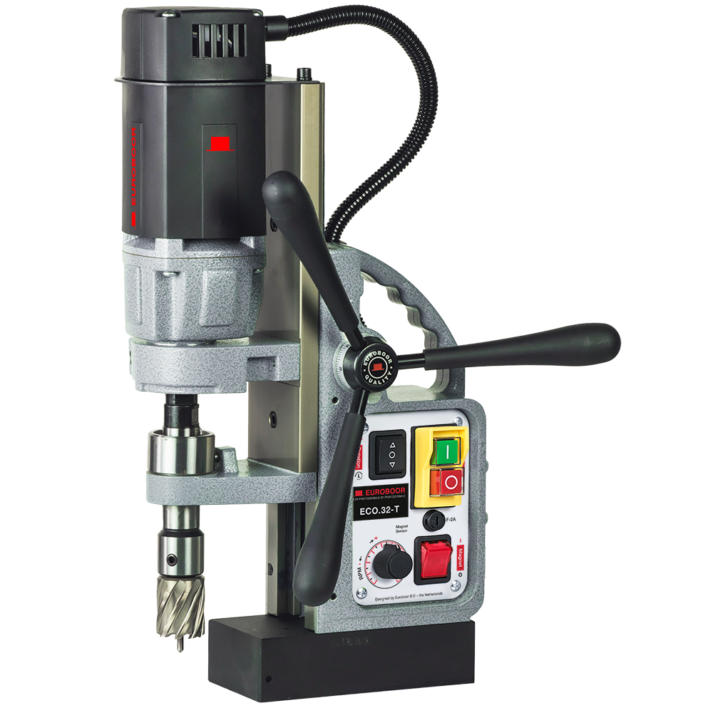 Euroboor-ECO.32-T-Magneet -Kernboormachine-met-gratis-kernborenset Euroboor ECO.32-T Magneet Kernboormachine met gratis kernborenset