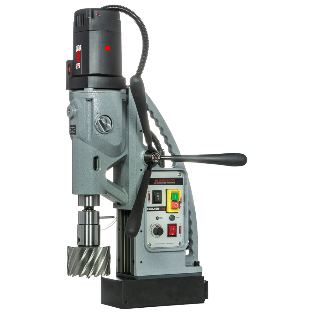 Euroboor-Magneet-Kernboormachine-ECO.100S+TD-met-gratis-kernborenset Euroboor Magneet Kernboormachine ECO.100S+TD met gratis kernborenset