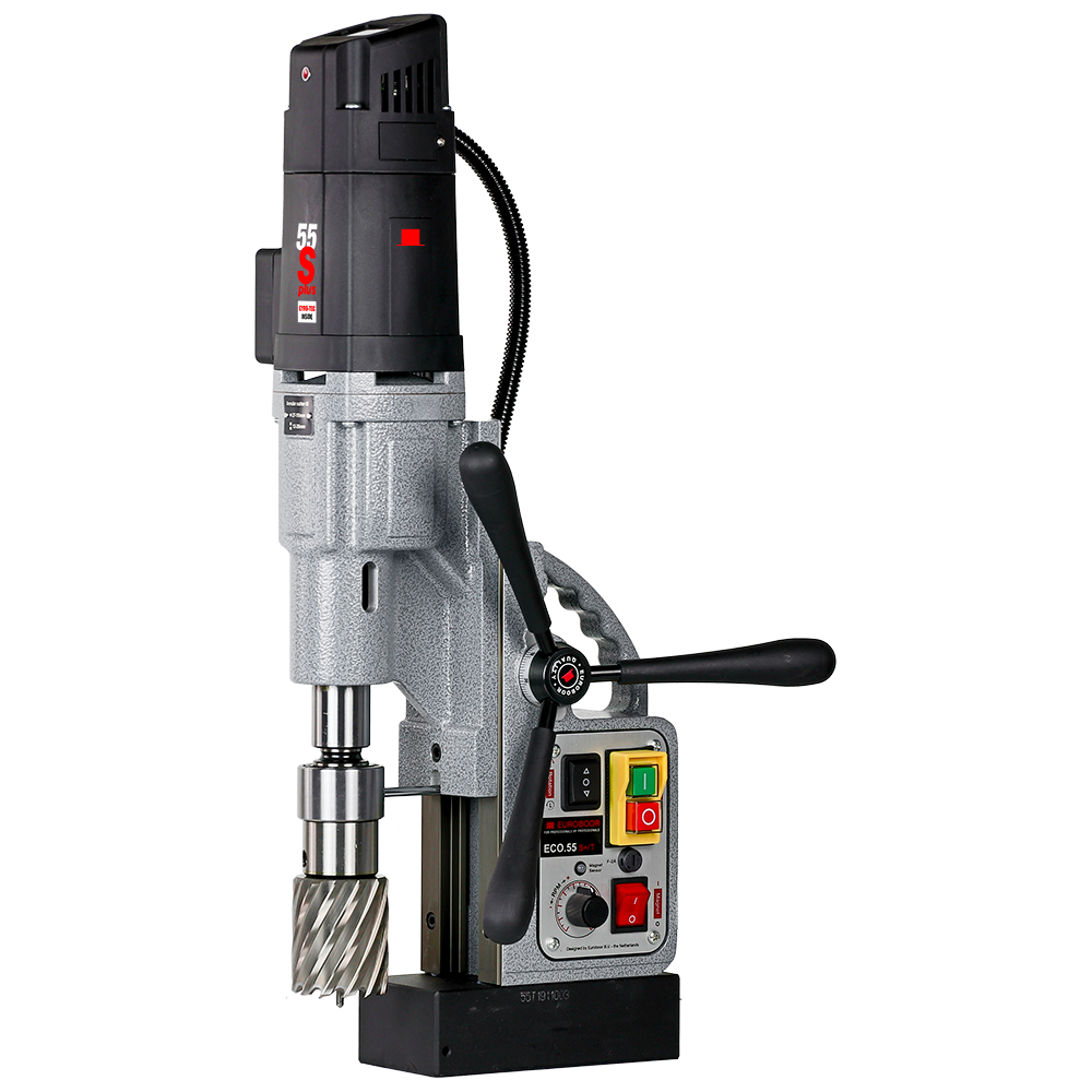 Euroboor-Magneet-Kernboormachine-ECO.55S+T-met-gratis-kernborenset Euroboor Magneet Kernboormachine ECO.55S+T met gratis kernborenset