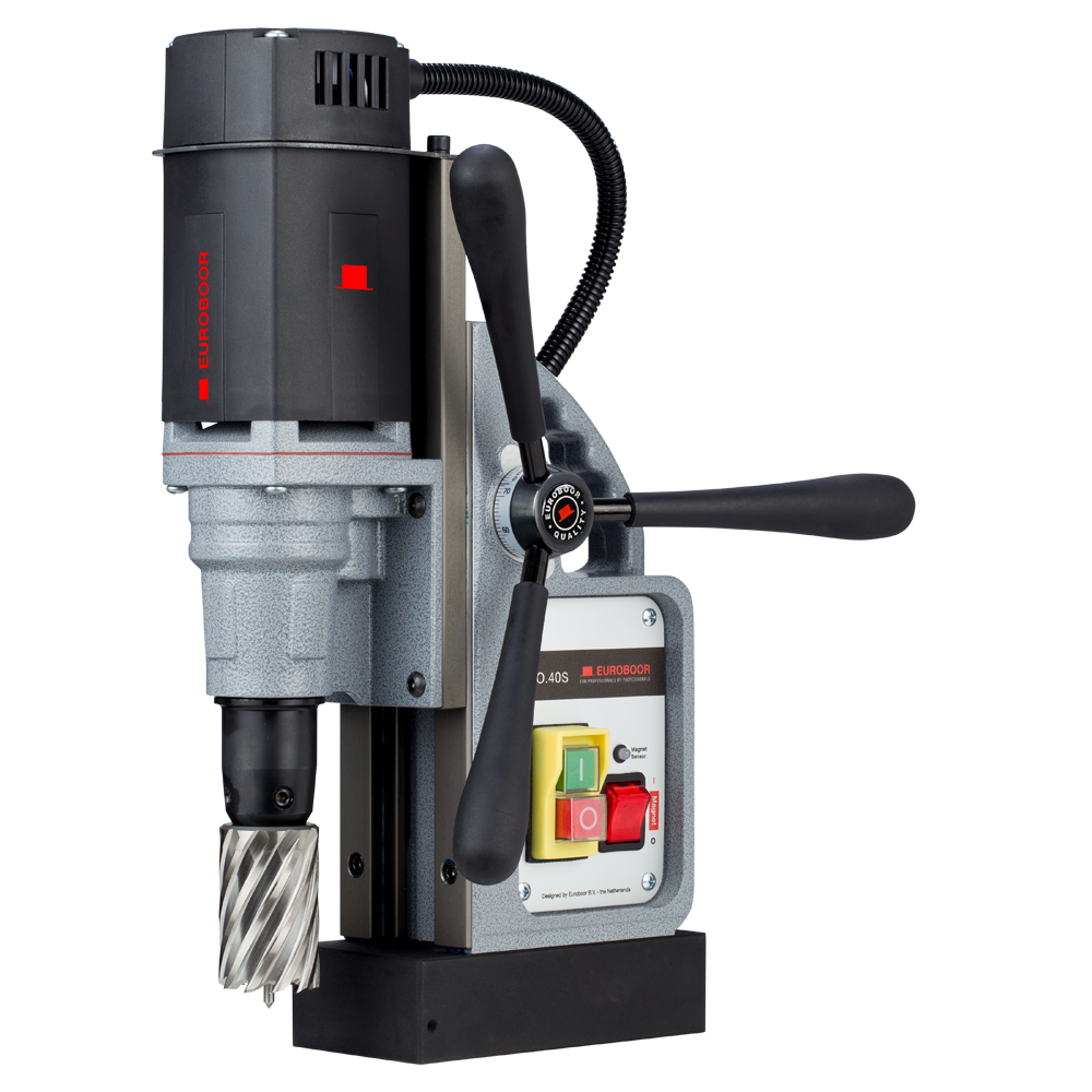 Euroboor-Magneet-kernboormachine-ECO.40S-met-gratis-kernborenset Euroboor Magneet kernboormachine ECO.40S met gratis kernborenset
