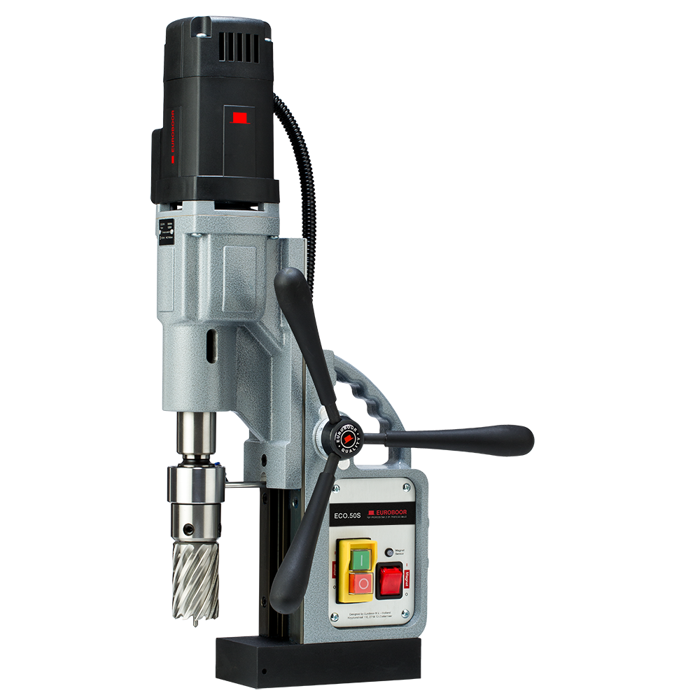 Euroboor-Magneet-kernboormachine-ECO.50S-met-gratis-kernborenset Euroboor Magneet kernboormachine ECO.50S met gratis kernborenset
