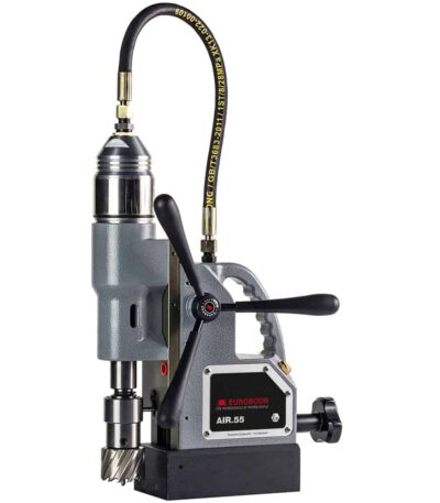 Euroboor Pneumatische Magneetboormachine AIR.55 + gratis kernborenset