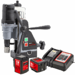 Euroboor kernboormachine EBM.36P-18V 5Ah kopen met lader en 2x accu's en met gratis kernborenset