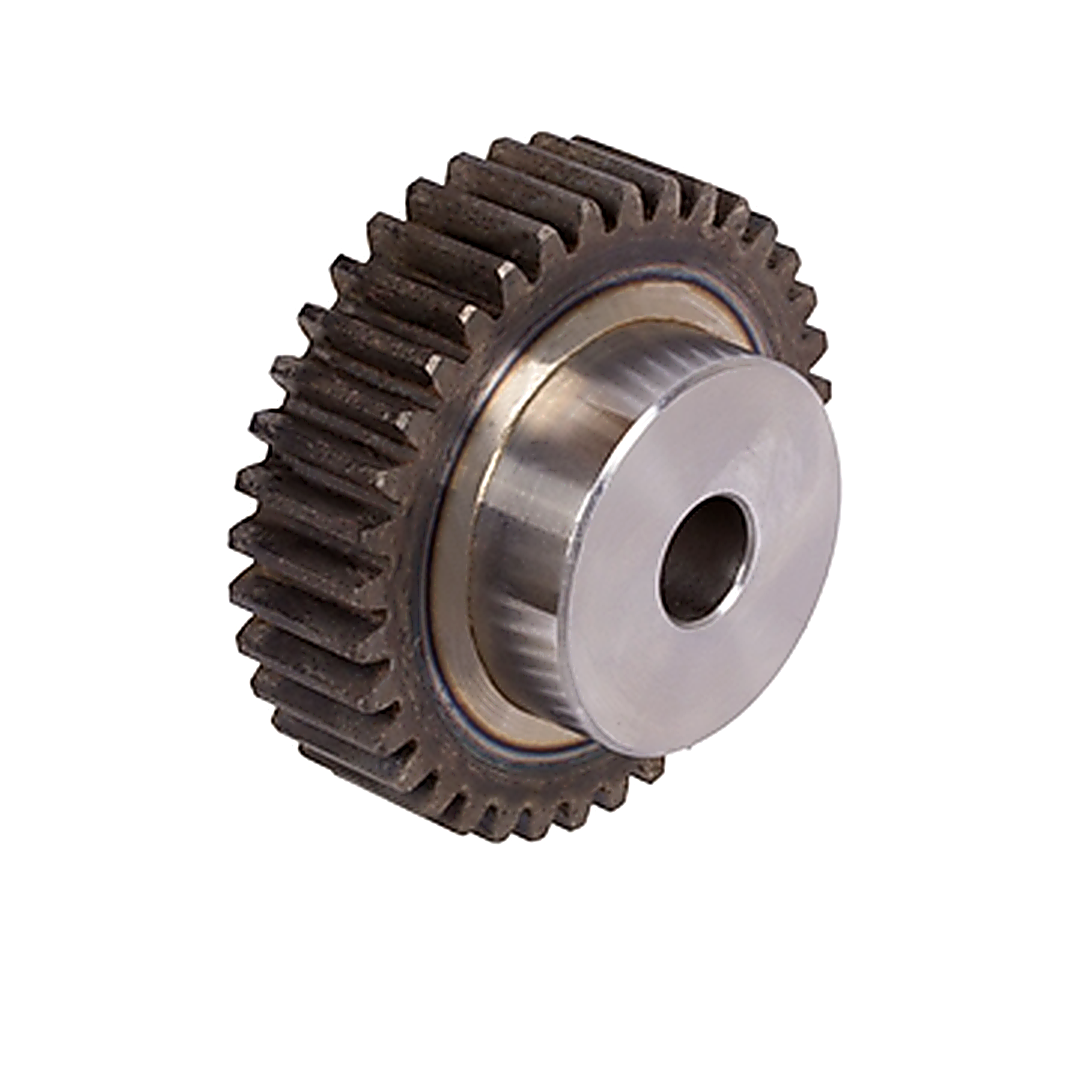 Recht-gefreesd-tandwiel-moduul-15-Z-18-gehard Recht gefreesd tandwiel moduul 1,5 Z = 18 gehard