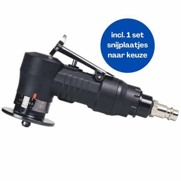 Euroboor Laskantenfreesmachine BM45AIR met gratis 1 set snijplaten naar keuze!*