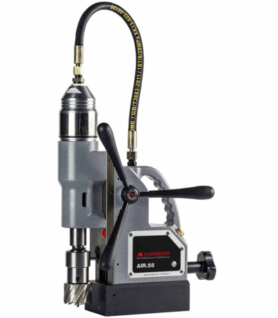 Euroboor Pneumatische Magneetboormachine AIR.55 + gratis kernborenset