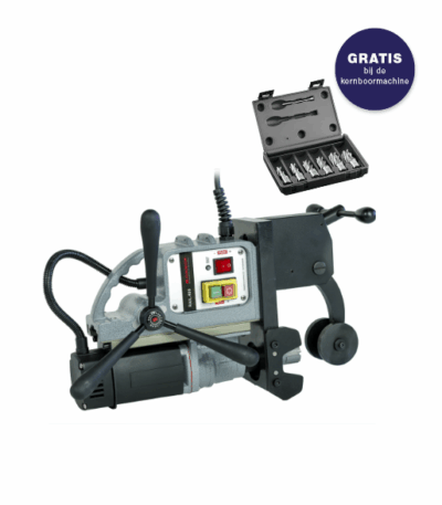 Euroboor Rail Magneetboormachine RAIL.40S met gratis kernborenset