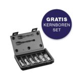 Euroboor magneet kernboormachine EBM.36/P-18V  5Ah kopen met lader en 2x accu's en met gratis kernborenset - Afbeelding 3