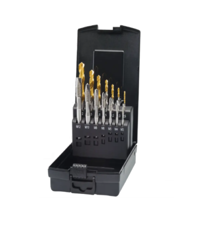 Phantom 29.620.1995 Set UNI HSS-E tappen en HSS TiN-tip boren