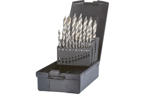 Phantom Step-point HSS Spiraalboren set met drievlaks schacht 1-13 mm DIN 338 19.139.1300